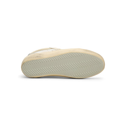 Golden Goose Mid Star Leather Upper And Heel (White/Ivory/Light Lilac/Light Grey/Gold/Black)